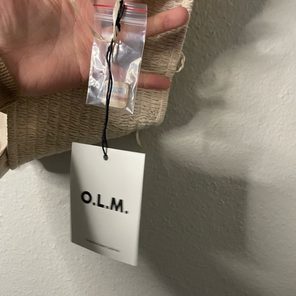 NWT OLM Halter Linen Blend Vest - Picture 5 of 8